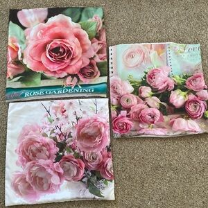 3 Floral Pillow Covers